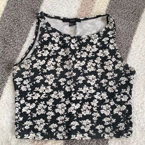 Floral crop top